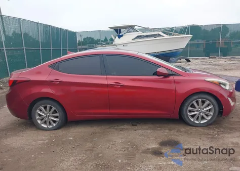 2016 Hyundai Elantra Se из США, поврежденный, VIN 5NPDH4AEXGH683088